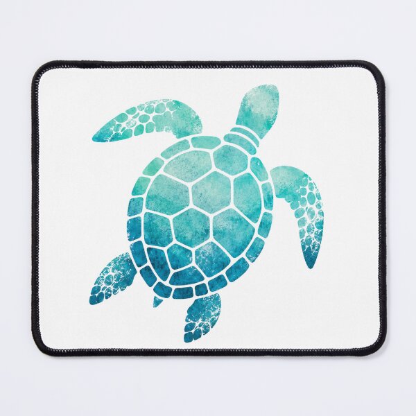 Item preview, Sea Turtle Watercolor Turquoise designed and sold by OTSC.