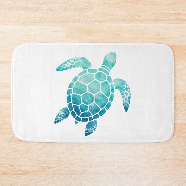 Item preview, Sea Turtle Watercolor Turquoise designed and sold by OTSC.