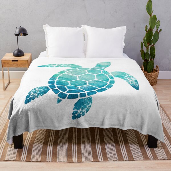 Item preview, Sea Turtle Watercolor Turquoise designed and sold by OTSC.