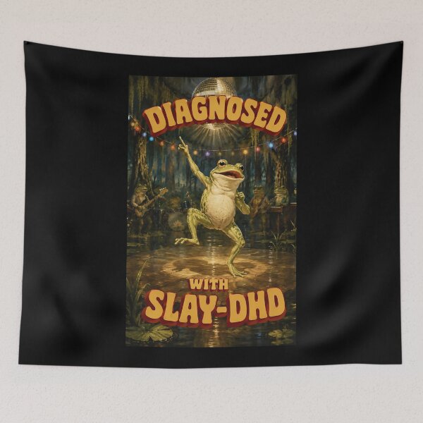 Item preview, Diagnosed with Slay-dhd designed and sold by AbbyThorns.