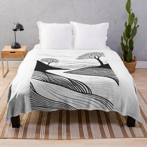 Item preview, Art - Stylized Landscape, Japanese Print Inspiration designed and sold by Reverso-Design.