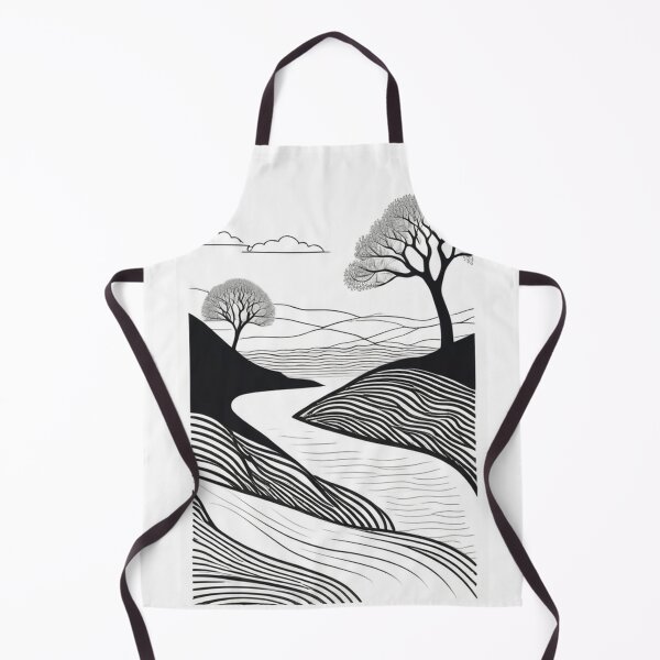 Item preview, Art - Stylized Landscape, Japanese Print Inspiration designed and sold by Reverso-Design.
