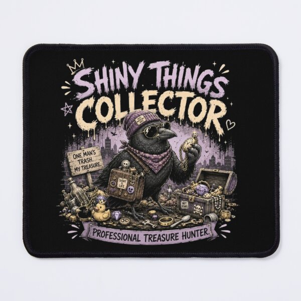 Item preview, Shiny Things Collector – Treasure Crow Art designed and sold by Dogandesighn.