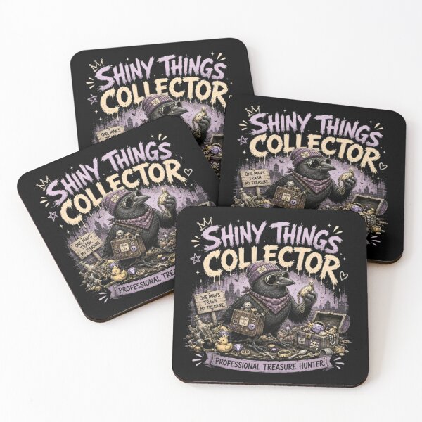 Item preview, Shiny Things Collector – Treasure Crow Art designed and sold by Dogandesighn.