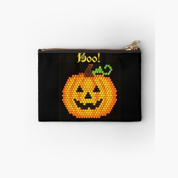 Item preview, Bead Art Halloween Punpkin designed and sold by WJ Cozy Creations.
