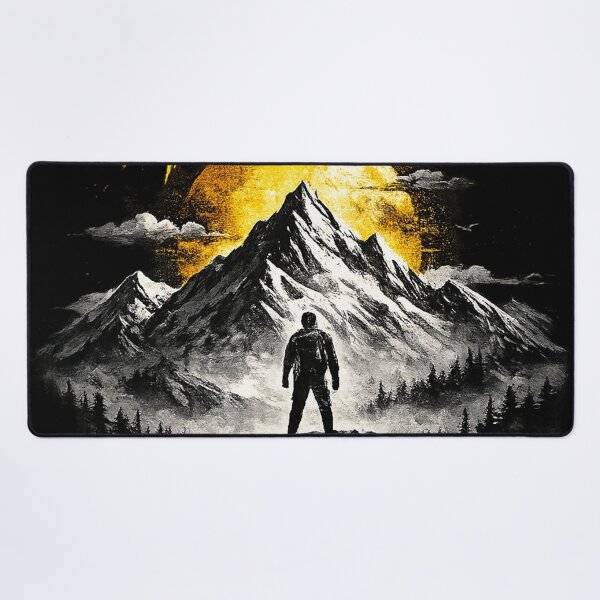 Item preview, Work Hard Dream Big Motivational Mountain designed and sold by NBT-NOVA.
