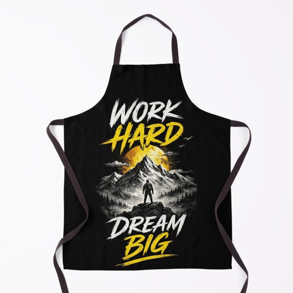 Item preview, Work Hard Dream Big Motivational Mountain designed and sold by NBT-NOVA.