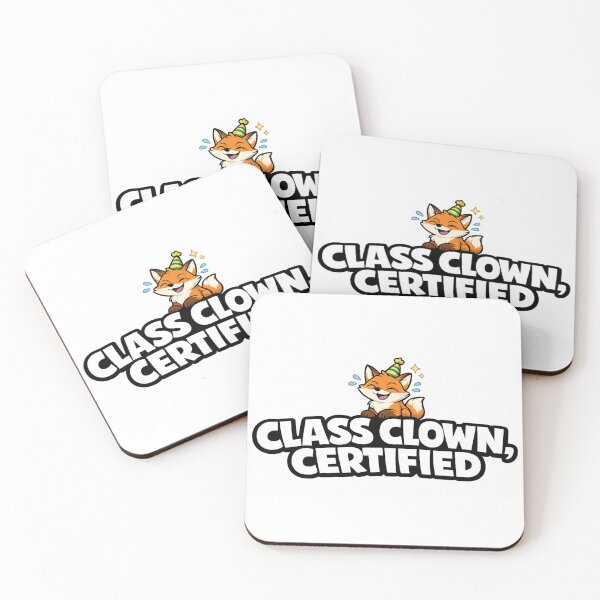 Item preview, Funny Fox Class Clown Certified Sticker | Back to School Student Gift designed and sold by Moonveil_Studio.