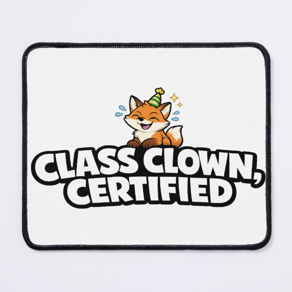 Item preview, Funny Fox Class Clown Certified Sticker | Back to School Student Gift designed and sold by Moonveil_Studio.