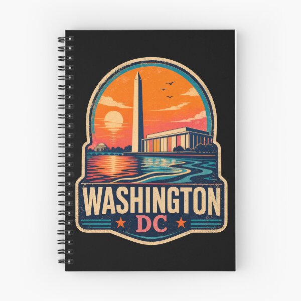 Item preview, Washington DC Sunset Badge – Monument Reflections designed and sold by Fenay Designs.