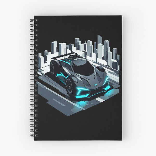 Item preview, Futuristic Neon City Hypercar - Urban Speed Vehicle designed and sold by thepixelcloset.