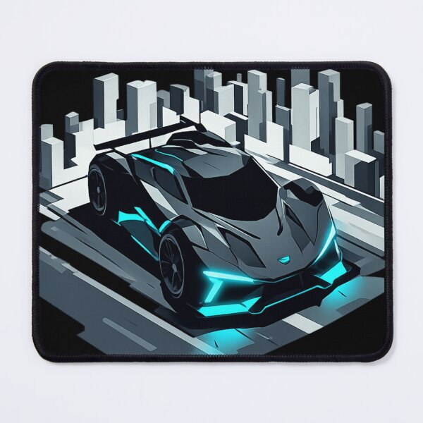 Item preview, Futuristic Neon City Hypercar - Urban Speed Vehicle designed and sold by thepixelcloset.