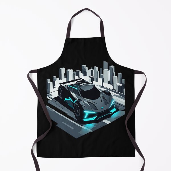 Item preview, Futuristic Neon City Hypercar - Urban Speed Vehicle designed and sold by thepixelcloset.