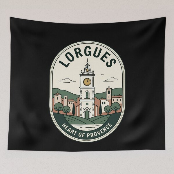 Item preview, Lorgues Heart of Provence Vintage Travel Emblem designed and sold by k3rstman1.
