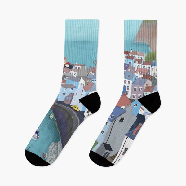 Item preview, Staithes, United Kingdom, Seaside Town by Artist Carla Daly designed and sold by Carla Daly.