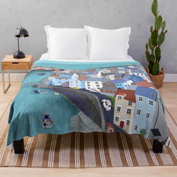 Item preview, Staithes, United Kingdom, Seaside Town by Artist Carla Daly designed and sold by Carla Daly.
