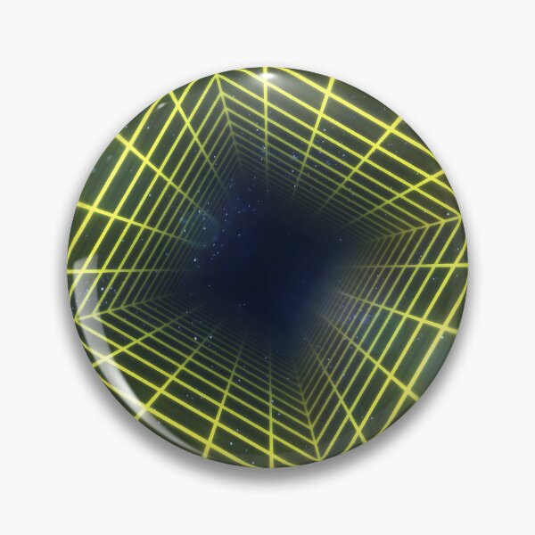 Item preview, Yellow Square Wireframe Tunnel designed and sold by Electric Shock!! Design.