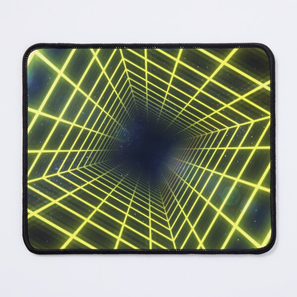Item preview, Yellow Square Wireframe Tunnel designed and sold by Electric Shock!! Design.