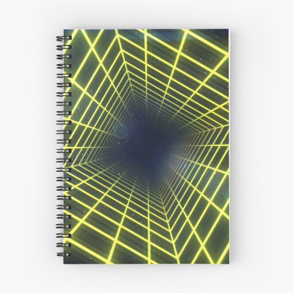 Item preview, Yellow Square Wireframe Tunnel designed and sold by Electric Shock!! Design.