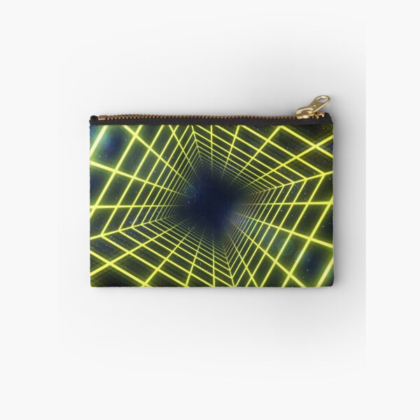 Item preview, Yellow Square Wireframe Tunnel designed and sold by Electric Shock!! Design.