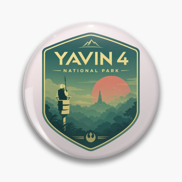 Item preview, Yavin 4 National Park designed and sold by FrontierCosmic.