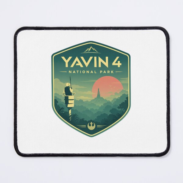 Item preview, Yavin 4 National Park designed and sold by FrontierCosmic.