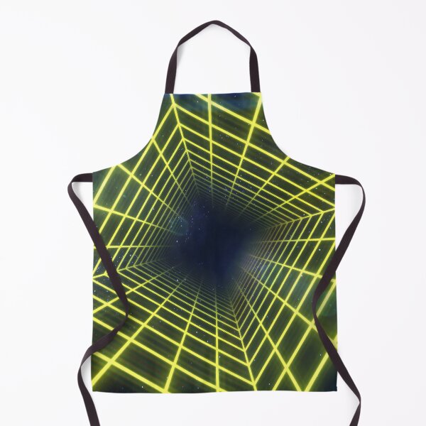 Item preview, Yellow Square Wireframe Tunnel designed and sold by Electric Shock!! Design.