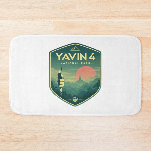 Item preview, Yavin 4 National Park designed and sold by FrontierCosmic.
