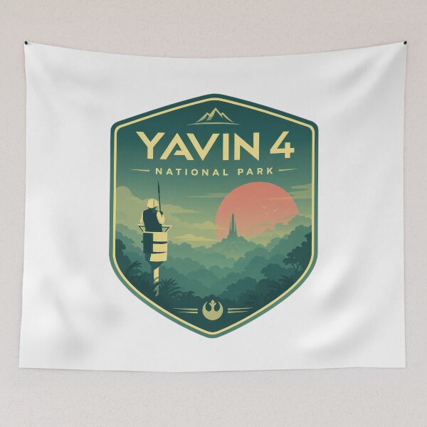 Item preview, Yavin 4 National Park designed and sold by FrontierCosmic.