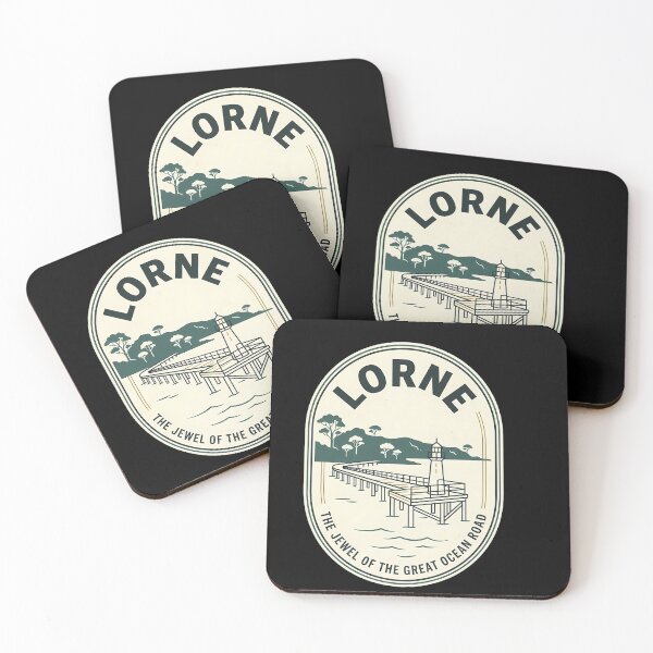 Item preview, Lorne Australia Vintage Travel Emblem Lighthouse Pier designed and sold by k3rstman1.