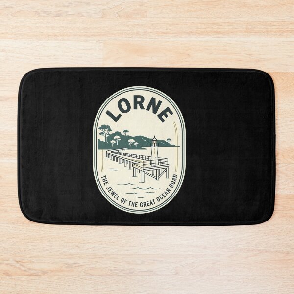 Item preview, Lorne Australia Vintage Travel Emblem Lighthouse Pier designed and sold by k3rstman1.