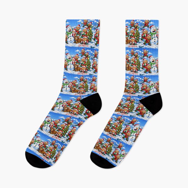 Item preview, Santa’s Snowball Chaos – Mischievous Elves & Reindeer Christmas Fun designed and sold by The Art Queen Of Michigan .