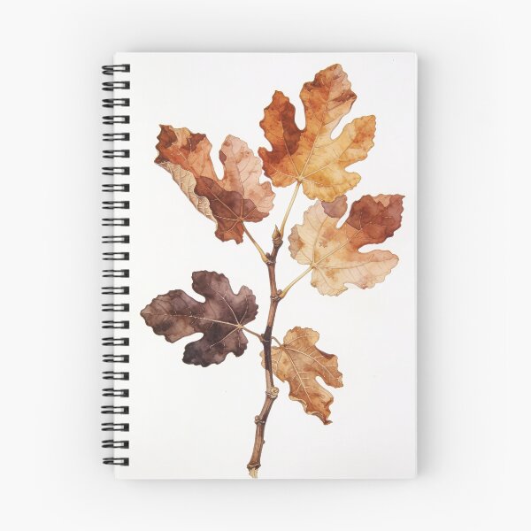 Item preview, Rustic Dried Wild Fig Branch Watercolor - Luxury Terracotta Autumn Botanical Wall Art designed and sold by sana designer.