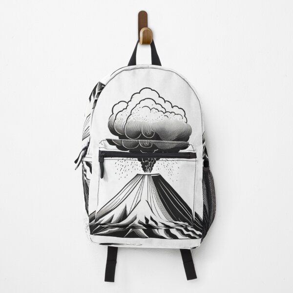 Item preview, Art - Stylized Volcano, Graphic Representation of a Natural Disaster designed and sold by Reverso-Design.