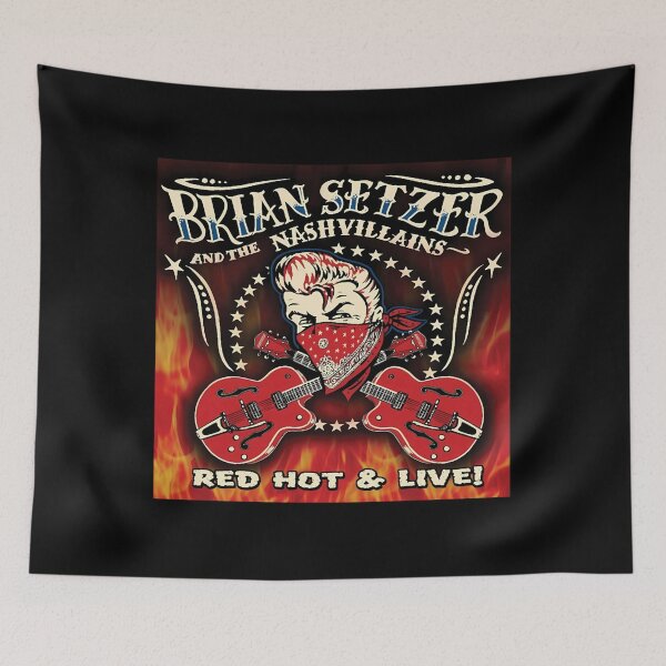 Item preview, Brian Setzer And The Nashvillains Red Hot  Live Essential  designed and sold by Quicklack.