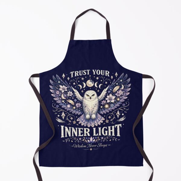 Item preview, Trust Your Inner Light – Mystical Owl Art designed and sold by Dogandesighn.