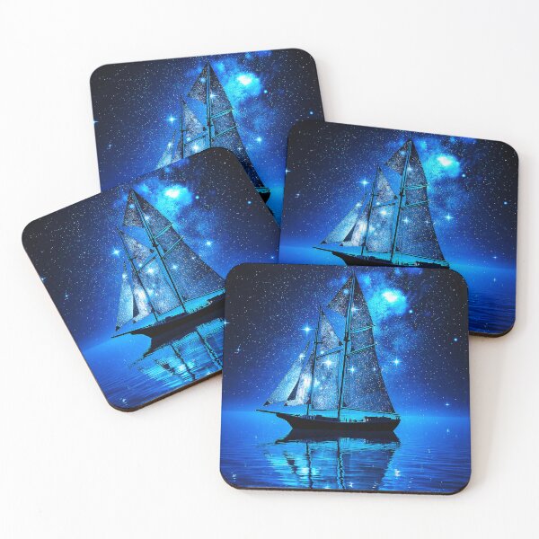 Item preview, Majestic Sailing Under a Starry Night Sky designed and sold by Exodoi.