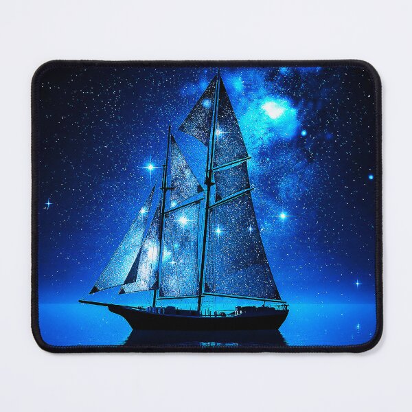 Item preview, Majestic Sailing Under a Starry Night Sky designed and sold by Exodoi.