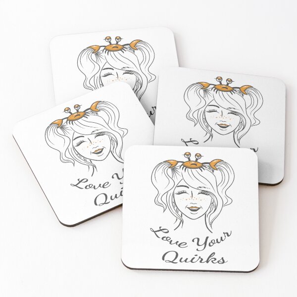 Item preview, Love Your Quirks Cute Self Love Girl Design, Positive Mindset Gift designed and sold by Samaya-.