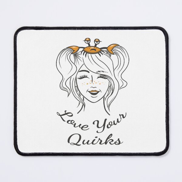Item preview, Love Your Quirks Cute Self Love Girl Design, Positive Mindset Gift designed and sold by Samaya-.