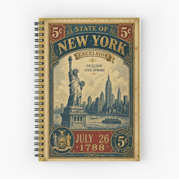 Item preview, Vintage New York postage stamp designed and sold by hollycooper.