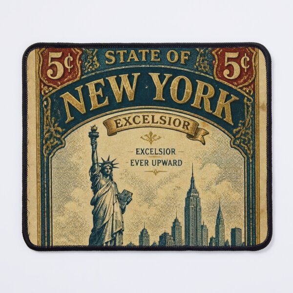 Item preview, Vintage New York postage stamp designed and sold by hollycooper.