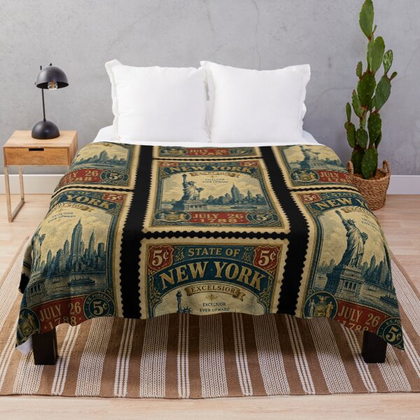 Item preview, Vintage New York postage stamp designed and sold by hollycooper.