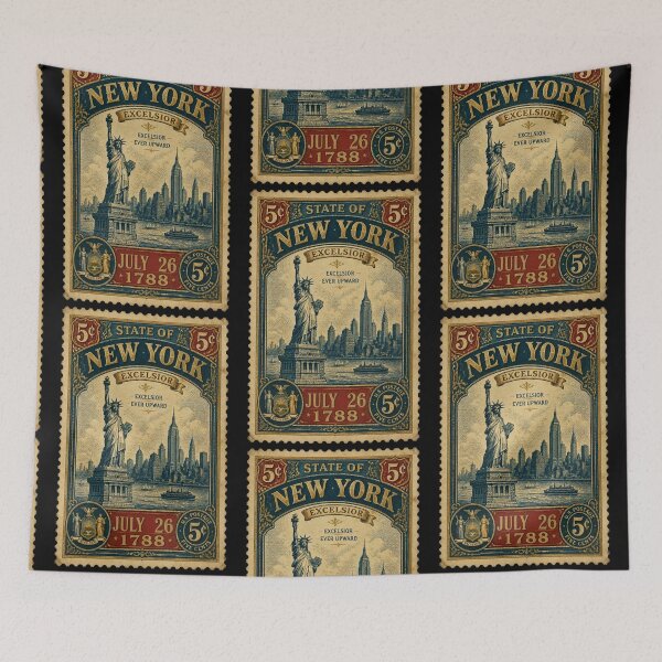 Item preview, Vintage New York postage stamp designed and sold by hollycooper.