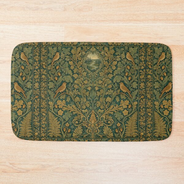 Item preview, Beautiful William Morris nature with birds inspired pattern design tapestry lovely designed and sold by Vintage Designs +.