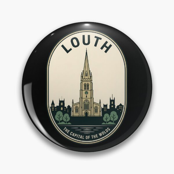 Item preview, Louth Lincolnshire Vintage Travel Emblem St James Church designed and sold by k3rstman1.