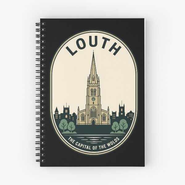 Item preview, Louth Lincolnshire Vintage Travel Emblem St James Church designed and sold by k3rstman1.