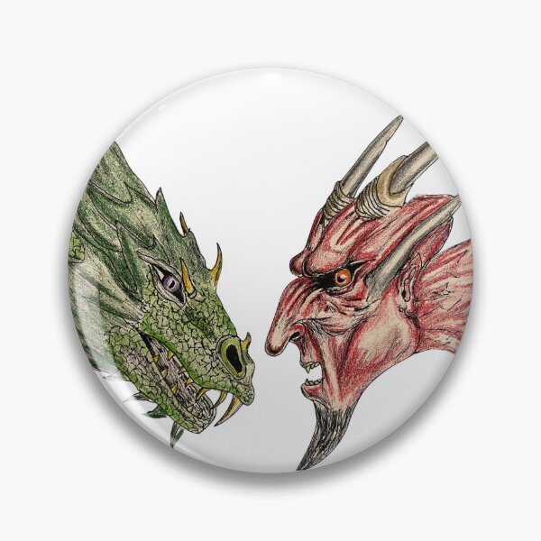 Item preview, Dragon vs Demon Fantasy Battle Art designed and sold by jam-66.