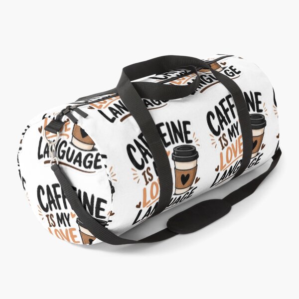 Item preview, Caffeine Is My Love Language | Funny Coffee Lover Quote designed and sold by Pooch & Print Co..