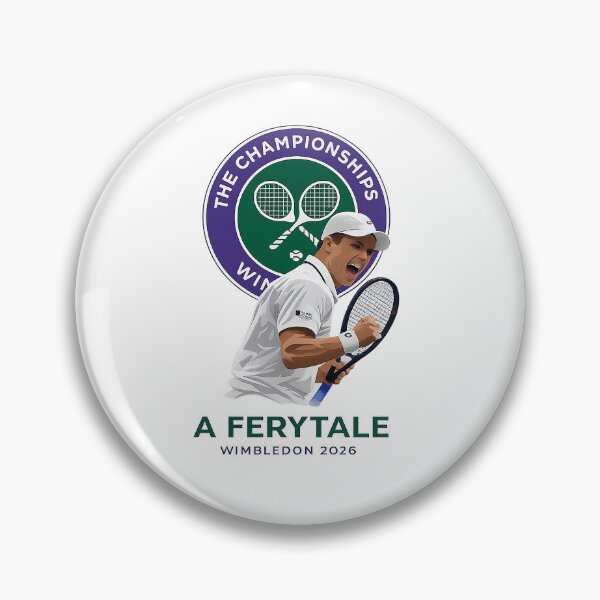 Item preview, Obra de arte de Arthur Fery sobre el tenis de Wimbledon. designed and sold by popsloganmerch.